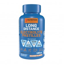 LONG DISTANCE ELECTROLYTE PASTILLES - 120 tab - 7 NUTRITION