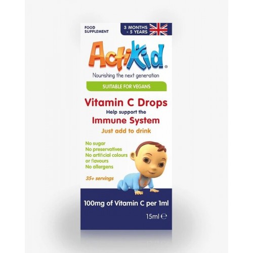 Vitamin C Drops - unflavoured - 15 ml - ActiKid