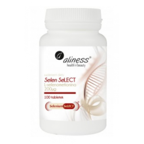 Selenium SeLECT L-Selenomethionine 200mcg 100 tab - Aliness