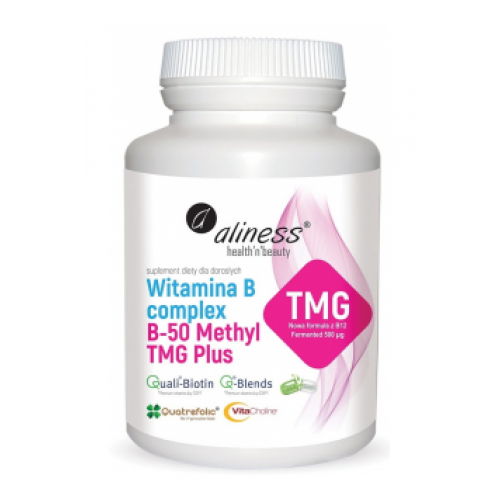 Vitamin B Complex B-50 Methyl TMG Plus 100 caps - Aliness
