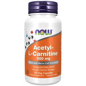 Acetyl L-Carnitine 500mg 50 caps - Now Foods