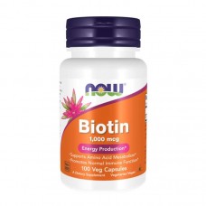 Biotin 1000 mcg Veg Capsules - Now Foods