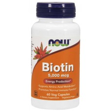 Biotin 5000 mcg - Now Foods