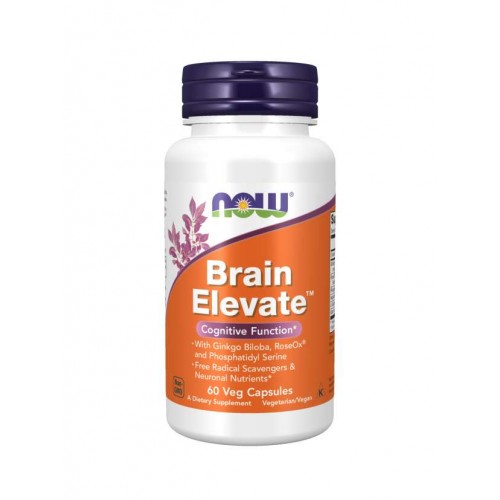 Brain Elevate Veg Capsules - Now Foods