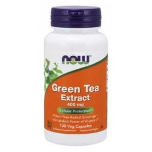 Green Tea Extract 400 mg Caps - Now Foods