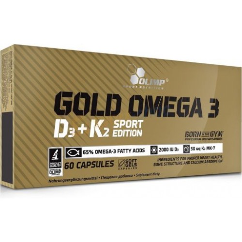 Gold Omega 3 D3 + K2 60 caps - Olimp Sport Nutrition